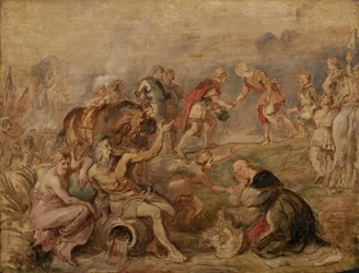 Encuentro del Rey Fernando de Hungría y el Cardenal-Infante Fernando de España en Nördlingen