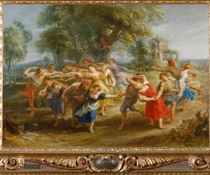 Danza de campesinos, c.1630 (pintura sobre madera)