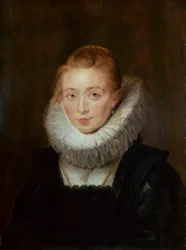 Retrato de una dama de honor de la Infanta Isabel, 1620s