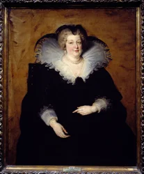 Retrato de María de Médici (1573-1642), reina de Francia, esposa de Enrique IV
