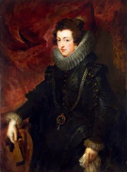 Retrato de la Reina Isabel de Francia 1602-1644, Reina consorte de España, c. 1628-1629