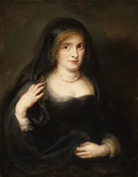 Retrato de una mujer, probablemente Susanna Lunden Susanna Fourment, 1599-1628, ca. 1625-27
