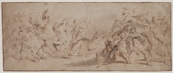 Reconciliation of the Romans and the Sabines (recto)