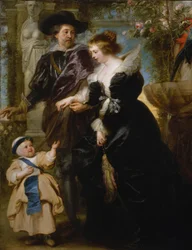 Rubens, su esposa Helena Fourment y su hijo Frans