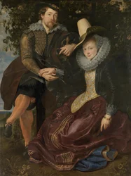 Rubens e Isabella Brant en la pérgola de madreselva
