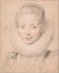 Hija de Rubens, Clara Serena (Nombrada Dama de Honor de la Infanta Isabel) c. 1623