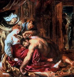 Sansón y Dalila, c1609-1610