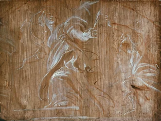 Santa Bárbara perseguida por su padre, c. 1620