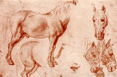 Estudios de caballos, 1913
