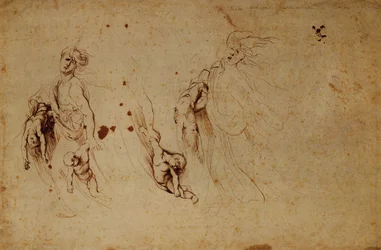 Estudio de Medea matando a sus hijos