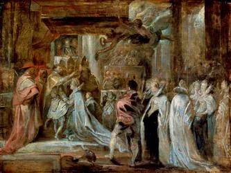 La coronación de María de Médici, 1622