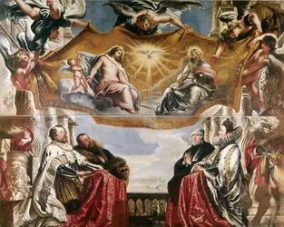 La familia Gonzaga en adoración de la Santísima Trinidad, 1604-1605