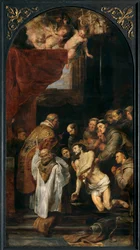 La última comunión de Francisco de Asís