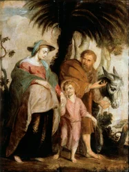 El regreso de Egipto, 1614