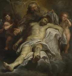 La Trinidad (óleo sobre tabla)