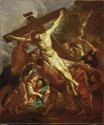 La elevación de la Cruz, c.1600-50 (pintura)