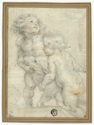 Dos Putti con Cordero