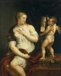 Venus y Cupido, c. 1610