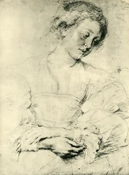 Joven con manos cruzadas, 1629-1630