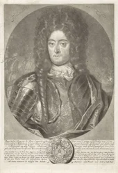 Retrato del almirante general François Lefort 1656-1699, 1698