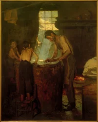 Sombrereros de pueblo italiano. Sora