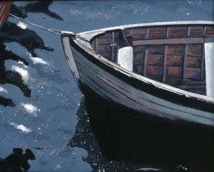 Dockside: Stockholm, 2004 (óleo sobre lienzo)