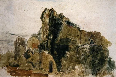 Una abadía en ruinas