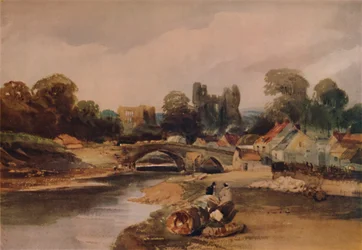 Un pueblo en un río, c1824