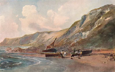 Escena costera, c1819