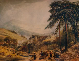 Pueblo de Matlock: Gleaners Returning, 1849, 1935