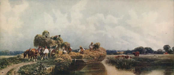 Canal romano, Lincolnshire, c1840, c1915