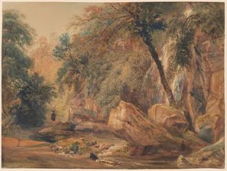 Cascada en el Dingle en Badger Hall