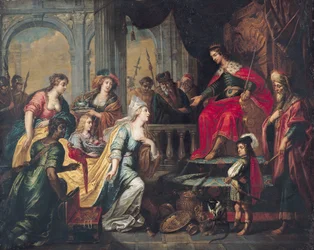 La Reina de Saba ante Salomón
