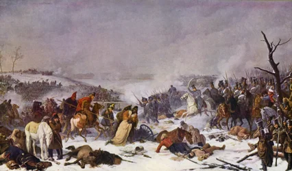 La batalla de Losmine (litografía en color)