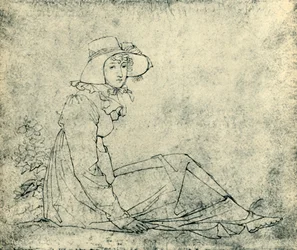 Retrato de Elizabeth Malß, c1811, 1943