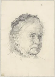 Retrato de la madre del artista
