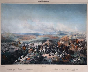 Guerra Napoleónica - Campaña Rusa de 1812: La Batalla de Borodino (o Batalla de Moskva) entre Francia y Rusia, 7 de septiembre de 1812 (La Batalla de Borodino el 26 de agosto