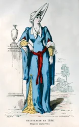 Dama del señorío de la época de Carlos VIII de Francia, 1498, 1882-1884