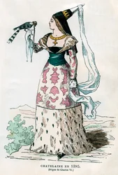 Dama del señorío de la época de Carlos VI de Francia, 1395 1882-1884
