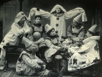 Composición teatral. Platinotypie de Piotr Petrovich Pavlov (1860-1925)