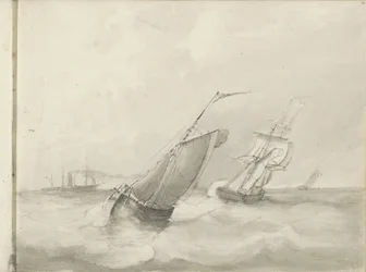 Veleros en el mar