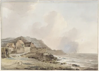 Vista de la costa cerca de Boulogne sur Mer