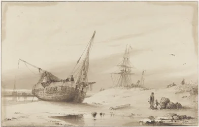 Barcos en la playa