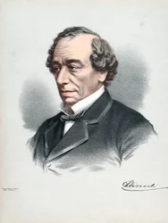 Benjamin Disraeli, 1er Conde de Beaconsfield, estadista conservador británico
