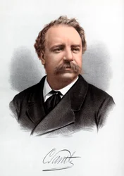 Sir Charles Santley, vocalista inglés, c1890