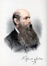 Sir Wilfrid Lawson, político británico y defensor de la templanza, c1890