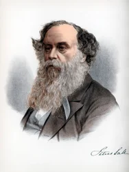 Titus Salt, comerciante de lana e industrial británico, c1890