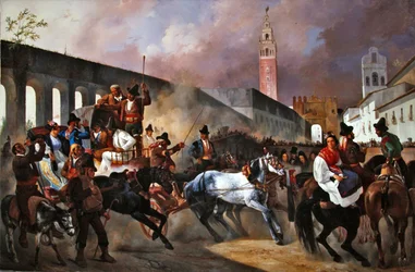 Una procesión de bodas en Sevilla