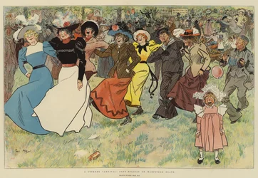 Un carnaval cockney, día festivo en Hampstead Heath