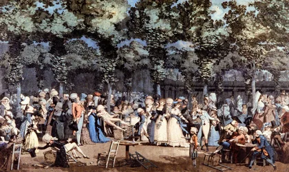 Fiesta en el Palais Royal de París